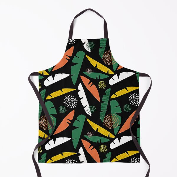 Item preview, Tangerine, Yellow And Green Palm Leaves Artsy Pattern designed and sold by DEC02.