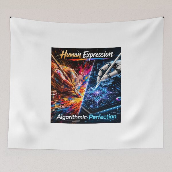 Item preview, Human Expression vs. Algorithmic Perfection designed and sold by Csaba1983.
