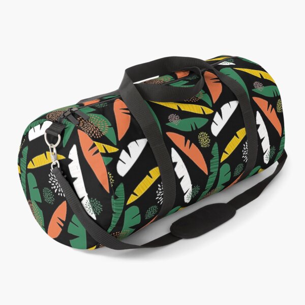 Item preview, Tangerine, Yellow And Green Palm Leaves Artsy Pattern designed and sold by DEC02.