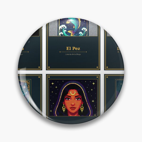 Item preview, Loteria de la Bruja 10 Pixel Art Card Pack Mexican Bruja Deck designed and sold by PixelBrujeria.
