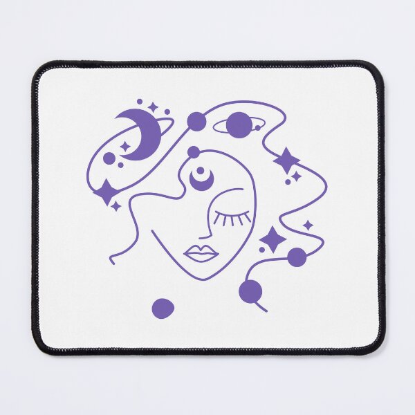 Item preview, celestial lady line art designed and sold by FloFlo8468.