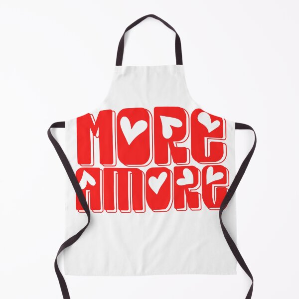 Item preview, More Amore Retro Bold Red Heart Typography Love T-Shirt designed and sold by Atique Creations.