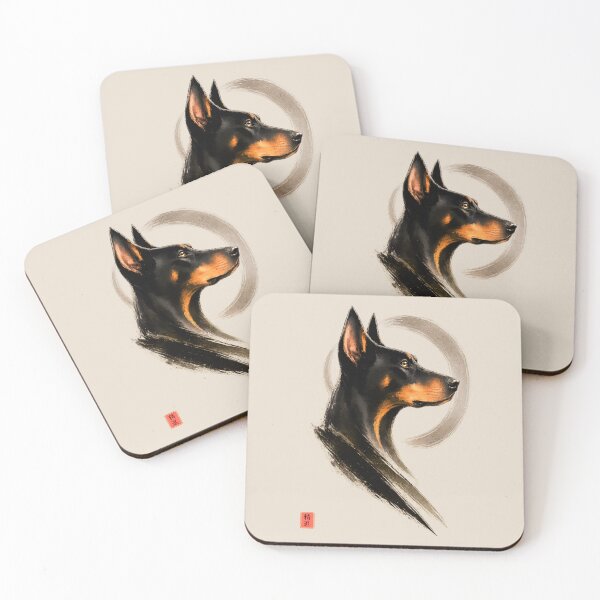 Item preview, Shōjin: The Vigilant Doberman designed and sold by Sanctum Icons.