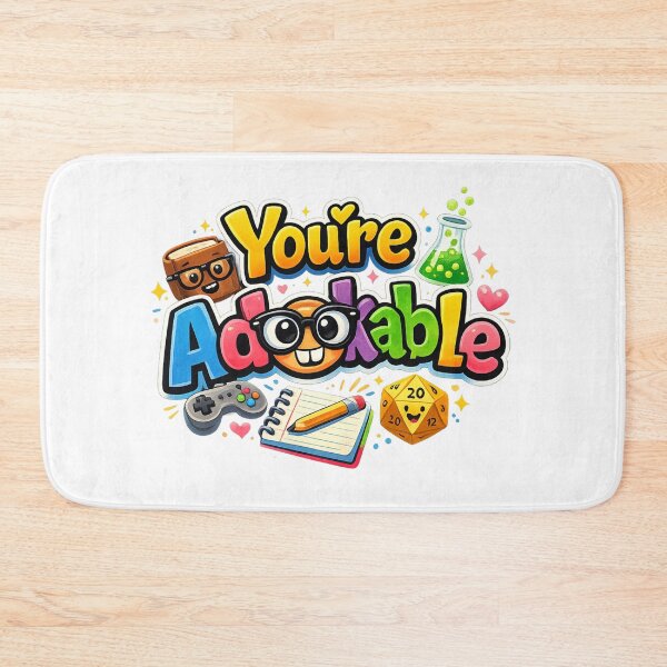 Item preview, You’re Adorkable – Funny Cute Nerdy Geek Saying designed and sold by extrisiceye.
