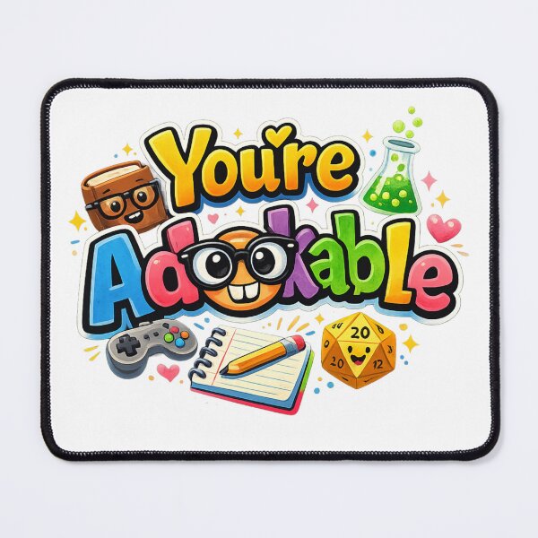 Item preview, You’re Adorkable – Funny Cute Nerdy Geek Saying designed and sold by extrisiceye.