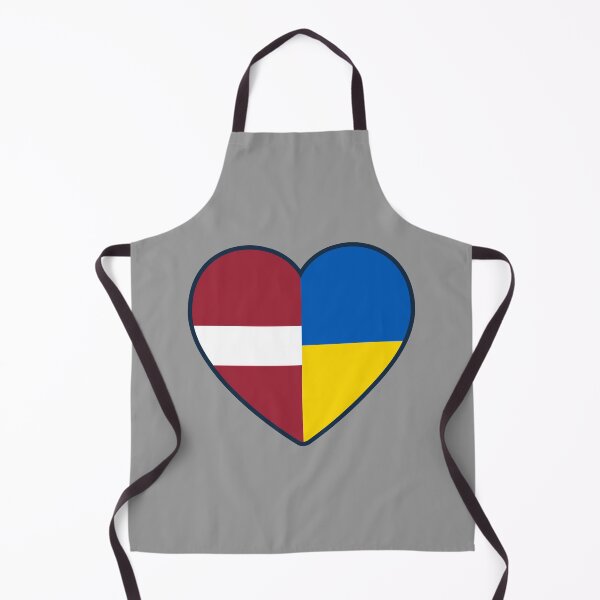Item preview, Latvia Ukraine | 2 Nations 1 Heart designed and sold by sublimesun.