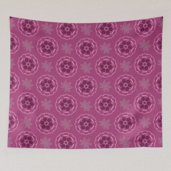 Item preview, Pink Geometric Folk Seamless Pattern designed and sold by PowerAntShop.