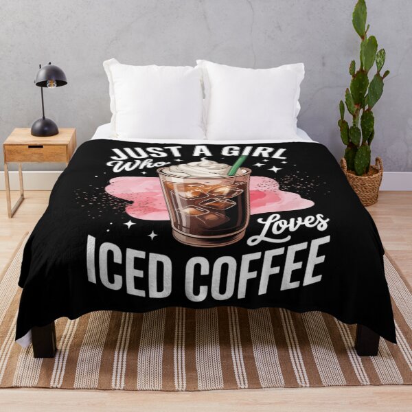 Item preview, Just A Girl Who Loves Iced Coffee Coffee Lover designed and sold by SapfireStuArt.
