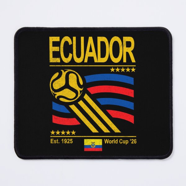 Item preview, Vintage Ecuador Soccer Retro 90s Flag designed and sold by VintageViolet79.