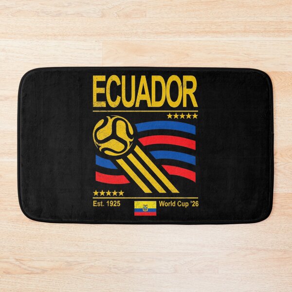 Item preview, Vintage Ecuador Soccer Retro 90s Flag designed and sold by VintageViolet79.