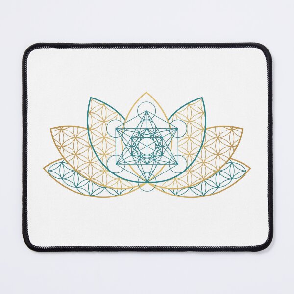 Item preview, Minimalist Geometric Lotus Flower Spiritual Art designed and sold by pattman.