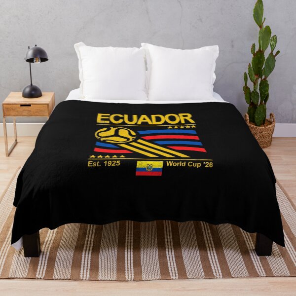 Item preview, Vintage Ecuador Soccer Retro 90s Flag designed and sold by VintageViolet79.