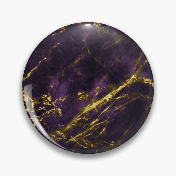 Item preview, Luxurious Purple Hues Faux Marble With Golden Veins designed and sold by DEC02.