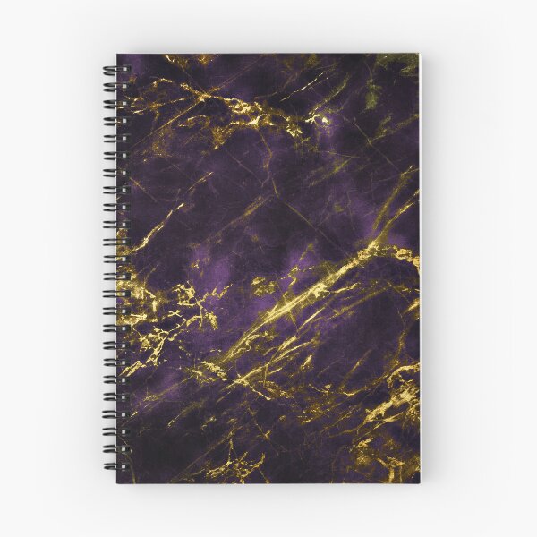 Item preview, Luxurious Purple Hues Faux Marble With Golden Veins designed and sold by DEC02.