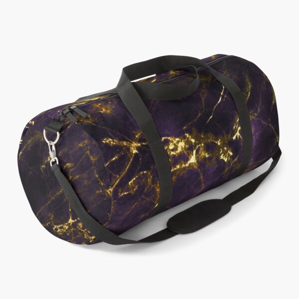 Item preview, Luxurious Purple Hues Faux Marble With Golden Veins designed and sold by DEC02.