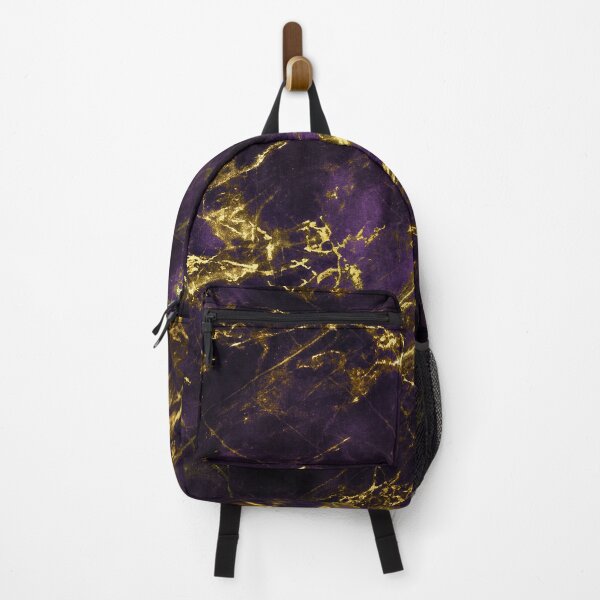 Item preview, Luxurious Purple Hues Faux Marble With Golden Veins designed and sold by DEC02.