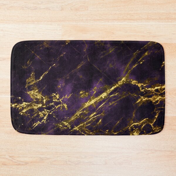 Item preview, Luxurious Purple Hues Faux Marble With Golden Veins designed and sold by DEC02.