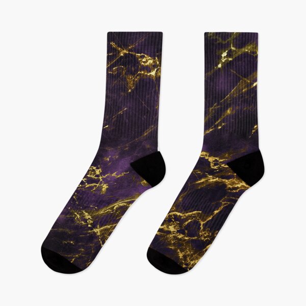 Item preview, Luxurious Purple Hues Faux Marble With Golden Veins designed and sold by DEC02.