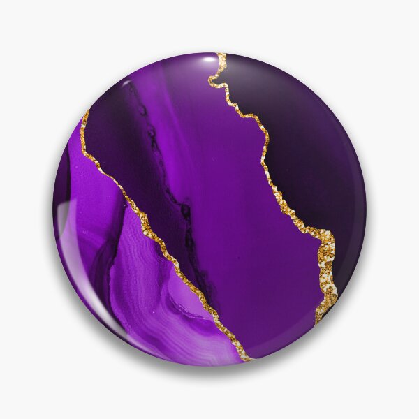 Item preview, Purple And (Faux) Gold-Glitter-Colors (Faux) Marble Art designed and sold by DEC02.