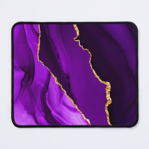 Item preview, Purple And (Faux) Gold-Glitter-Colors (Faux) Marble Art designed and sold by DEC02.