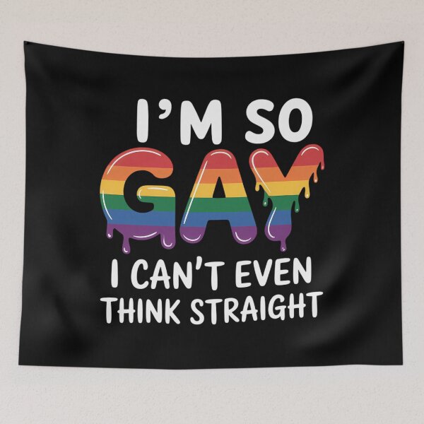 Item preview, LGBT So Gay I Can´t Even Think Straight designed and sold by SapfireStuArt.
