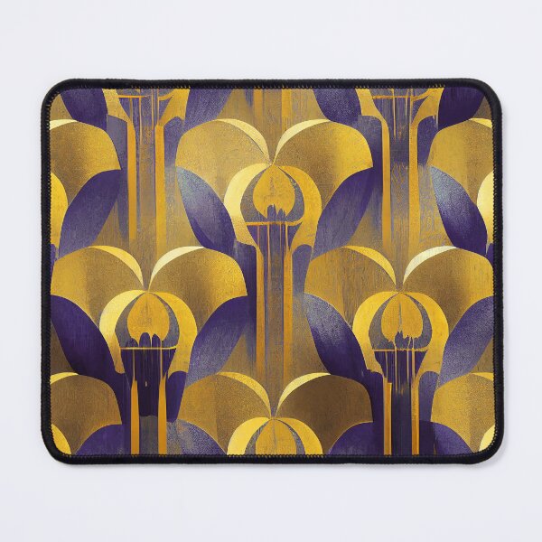 Item preview, Art Deco Purple And Golden Ombre Pattern designed and sold by DEC02.