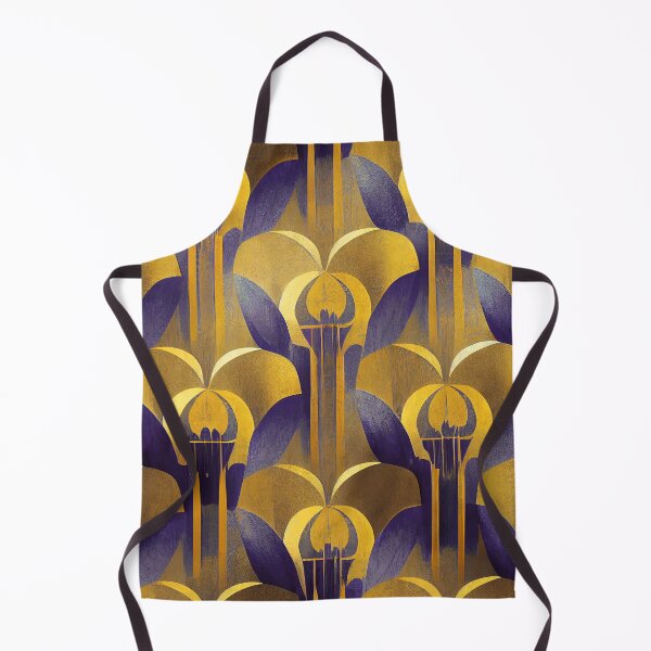 Item preview, Art Deco Purple And Golden Ombre Pattern designed and sold by DEC02.