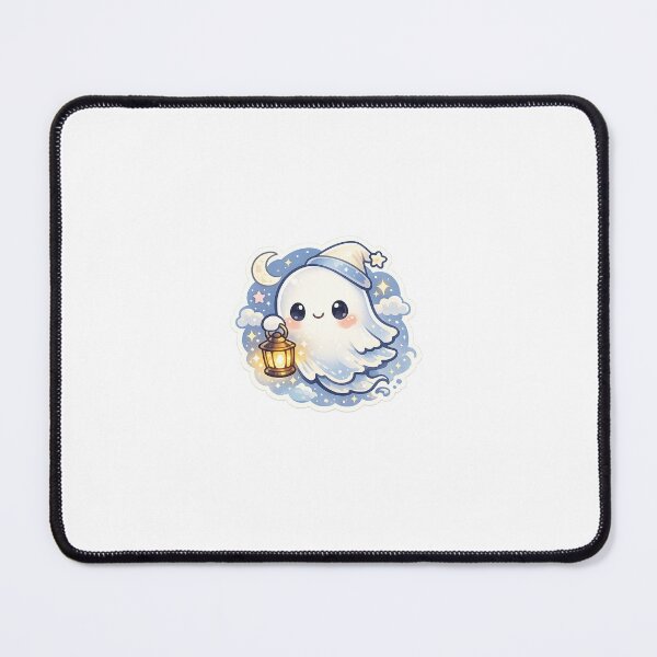 Item preview, Tiny Ghost Sticker Kawaii Spooky Aesthetic for Halloween Lovers & Cute Collectors designed and sold by CutePrintCorner.