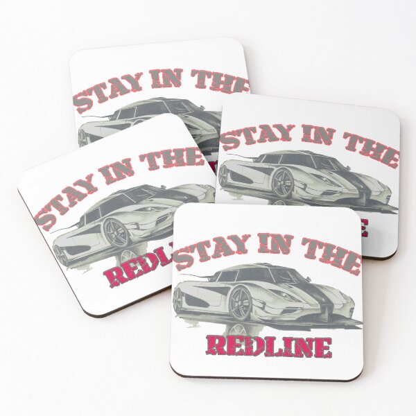 Item preview, Stay in the Redline | High Speed Supercar Design for Gearheads designed and sold by Funnycoin10000.