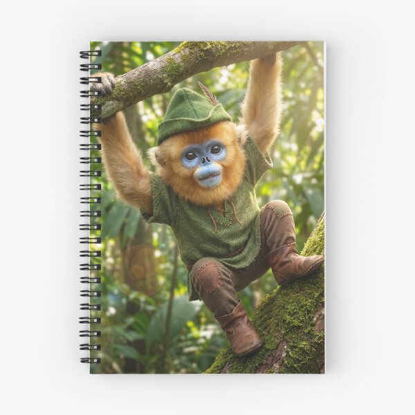 Item preview, Golden Snub-Nosed Monkey Robin Hood designed and sold by Tridentulus.