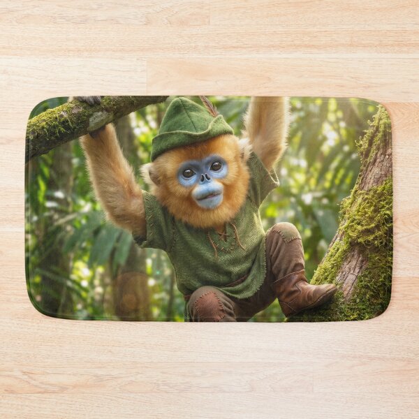 Item preview, Golden Snub-Nosed Monkey Robin Hood designed and sold by Tridentulus.