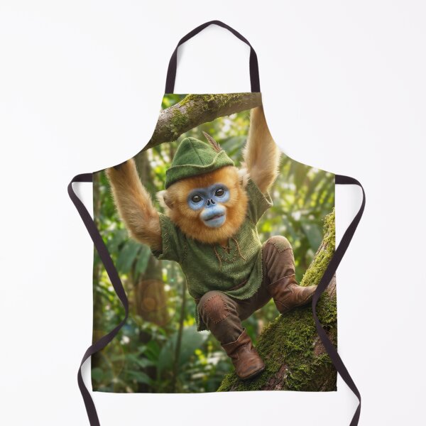 Item preview, Golden Snub-Nosed Monkey Robin Hood designed and sold by Tridentulus.