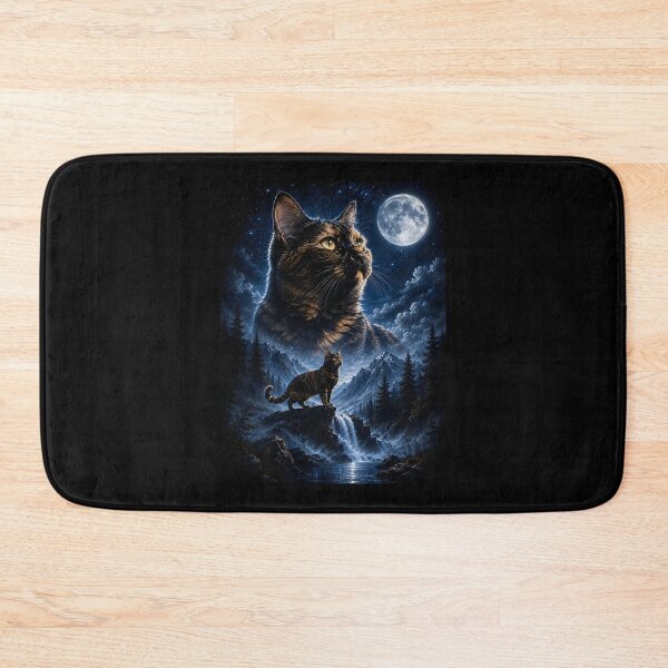 Item preview, Tortoiseshell Cat Howling At Moon designed and sold by zoes-ink.