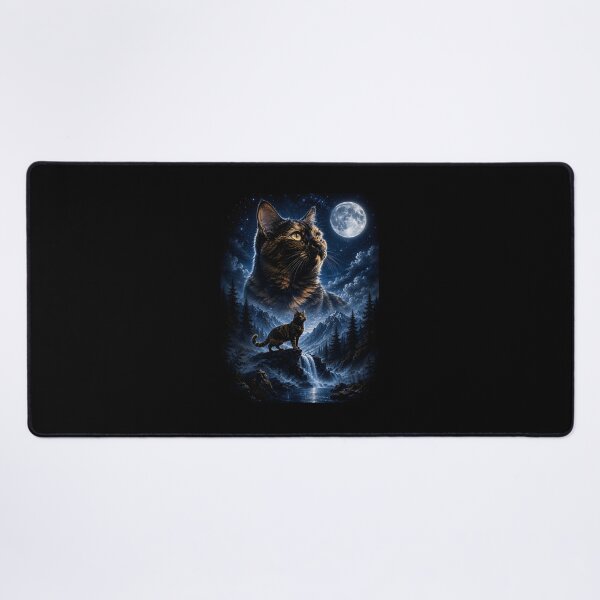 Item preview, Tortoiseshell Cat Howling At Moon designed and sold by zoes-ink.