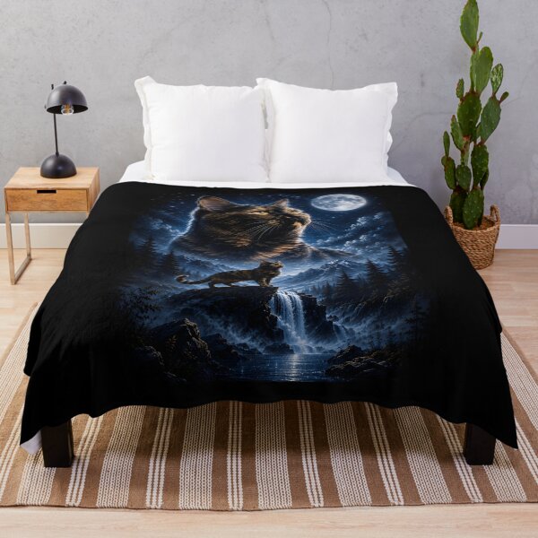Item preview, Tortoiseshell Cat Howling At Moon designed and sold by zoes-ink.