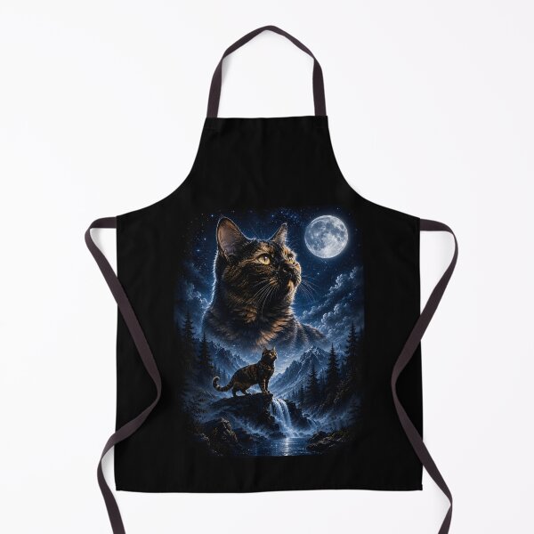 Item preview, Tortoiseshell Cat Howling At Moon designed and sold by zoes-ink.