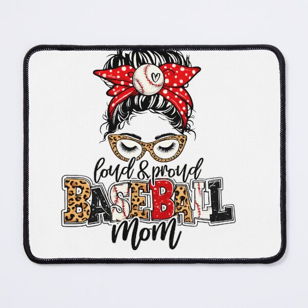 Item preview, Leopard Baseball Mom Loud & Proud Retro Vintage | Game Day Sports Mama Design designed and sold by ronakris009.