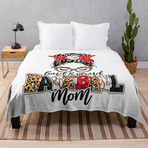 Item preview, Leopard Baseball Mom Loud & Proud Retro Vintage | Game Day Sports Mama Design designed and sold by ronakris009.