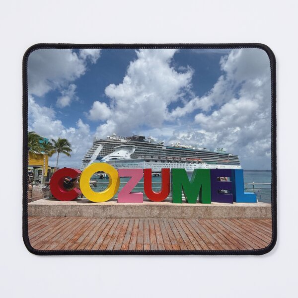 Item preview, Cozumel Cruise Port Sign Mexico designed and sold by Donlan-2211.