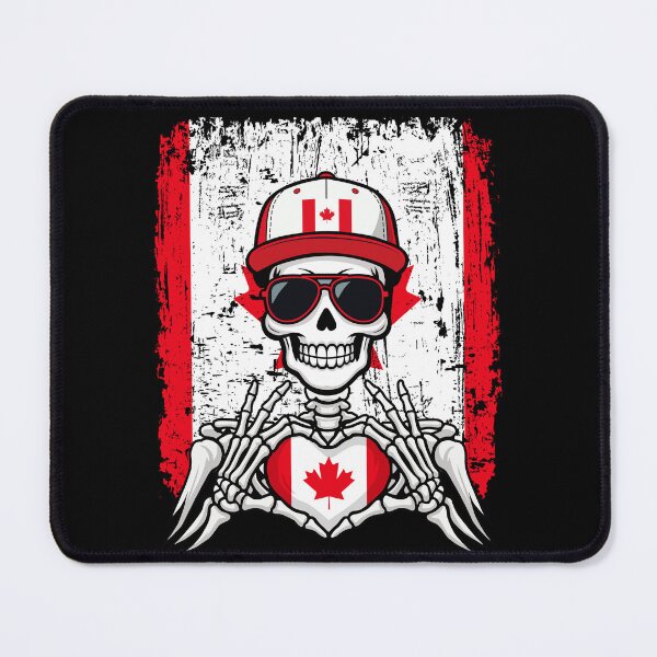 Item preview, Canadian Pride Skeleton Art Tee designed and sold by Colorful Designs.