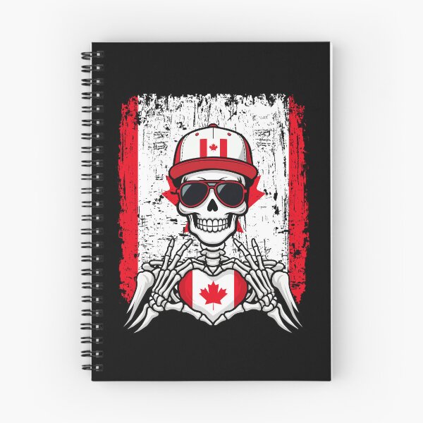 Item preview, Canadian Pride Skeleton Art Tee designed and sold by Colorful Designs.