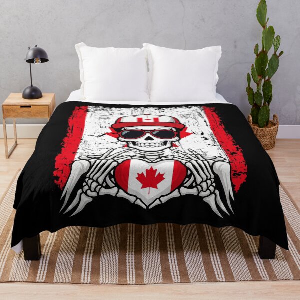Item preview, Canadian Pride Skeleton Art Tee designed and sold by Colorful Designs.