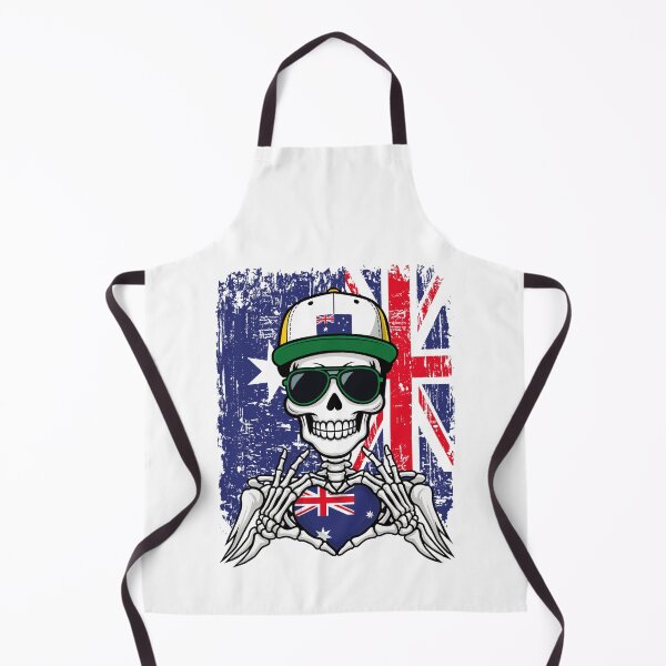 Item preview, Australian Pride Skeleton Art Tee designed and sold by Colorful Designs.