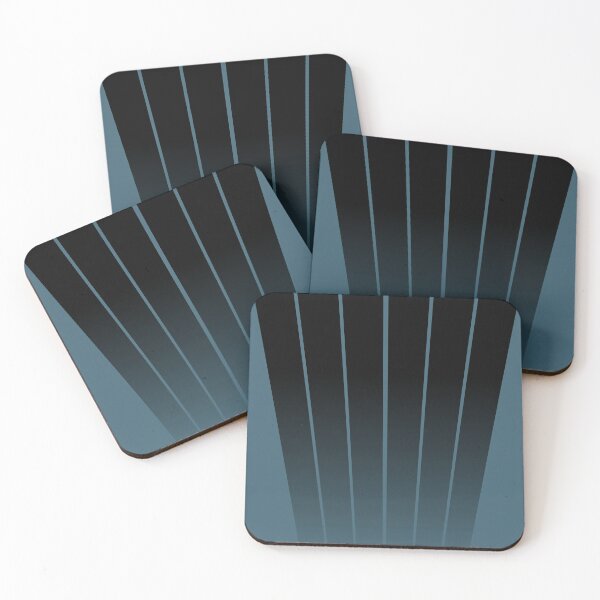 Item preview, MINIMALIST GEOMETRIC VERTICAL LINES DESIGN - BLACK designed and sold by CuPensky.