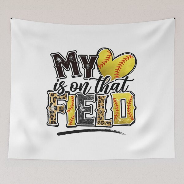 Item preview, Leopard Heart Softball Mom Retro Vintage | Proud Game Day Sports Mama Design designed and sold by ronakris009.