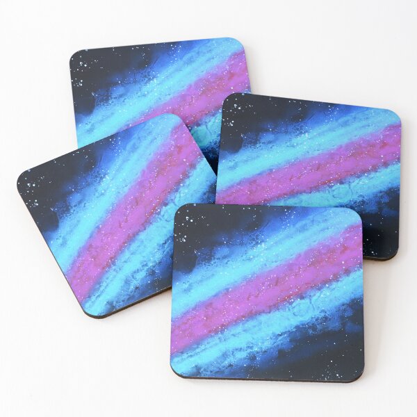 Item preview, Blue and Pink Galaxy Stretching Across Night Sky designed and sold by Lithium Bananas Studios.