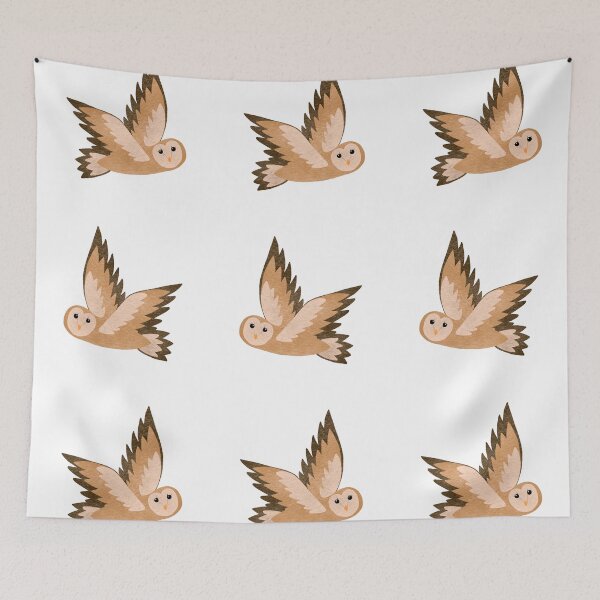 Item preview, Barn owls designed and sold by Ana Gorozpe.