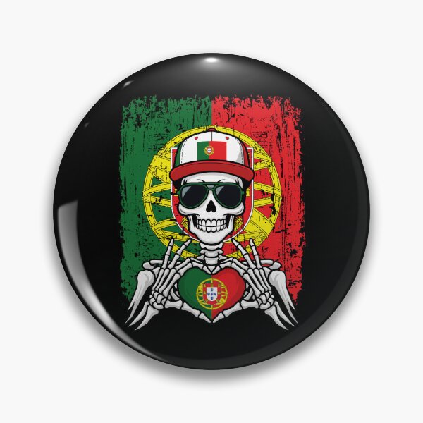 Item preview, Portuguese Pride Skeleton Art Tee designed and sold by Colorful Designs.