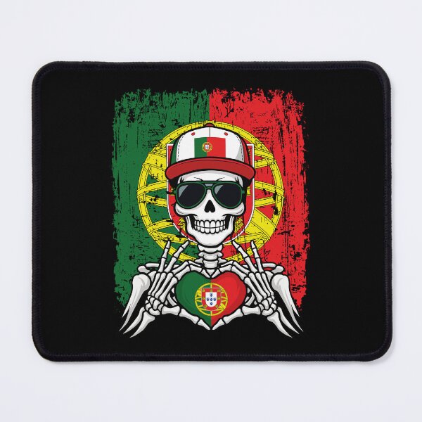 Item preview, Portuguese Pride Skeleton Art Tee designed and sold by Colorful Designs.