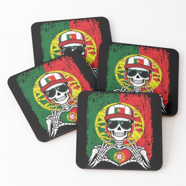 Item preview, Portuguese Pride Skeleton Art Tee designed and sold by Colorful Designs.